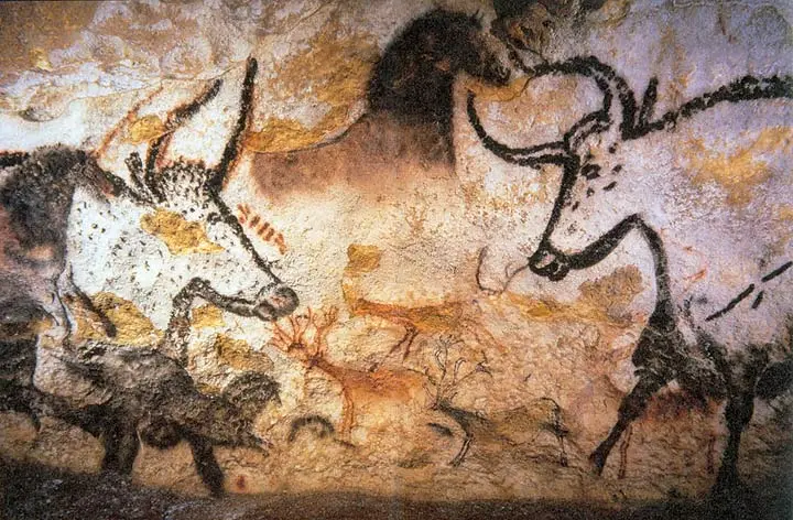 Lascaux Cave Paleolithic paintings showing early human religious and artistic imagination