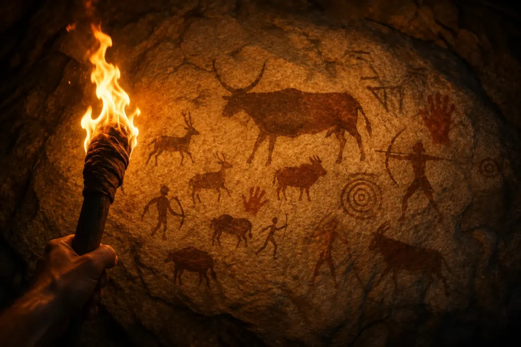 Dawn of the human imagination — early humans treating the unseen as real