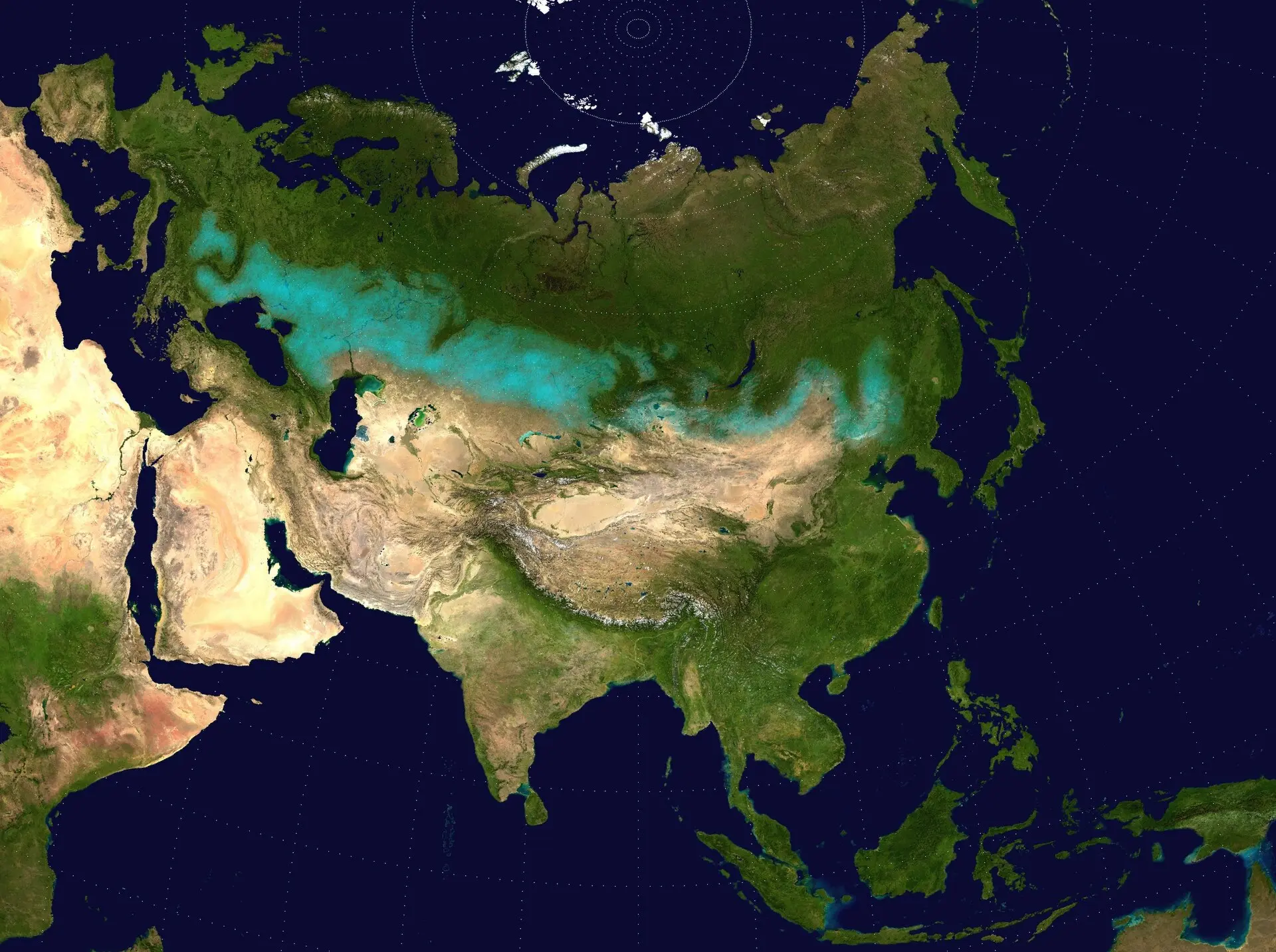 Open Eurasian steppe landscape showing the mobile pastoral environment